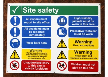 What do the colours on signs mean?